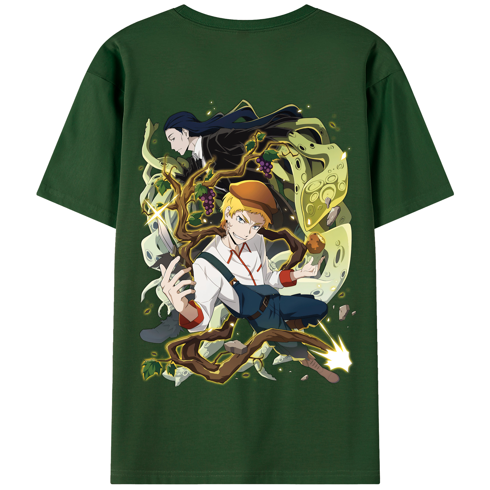 （画像用） 文豪ストレイドッグス Bungo Stray Dogs 綿100％半袖Tシャツ（背面プリント）